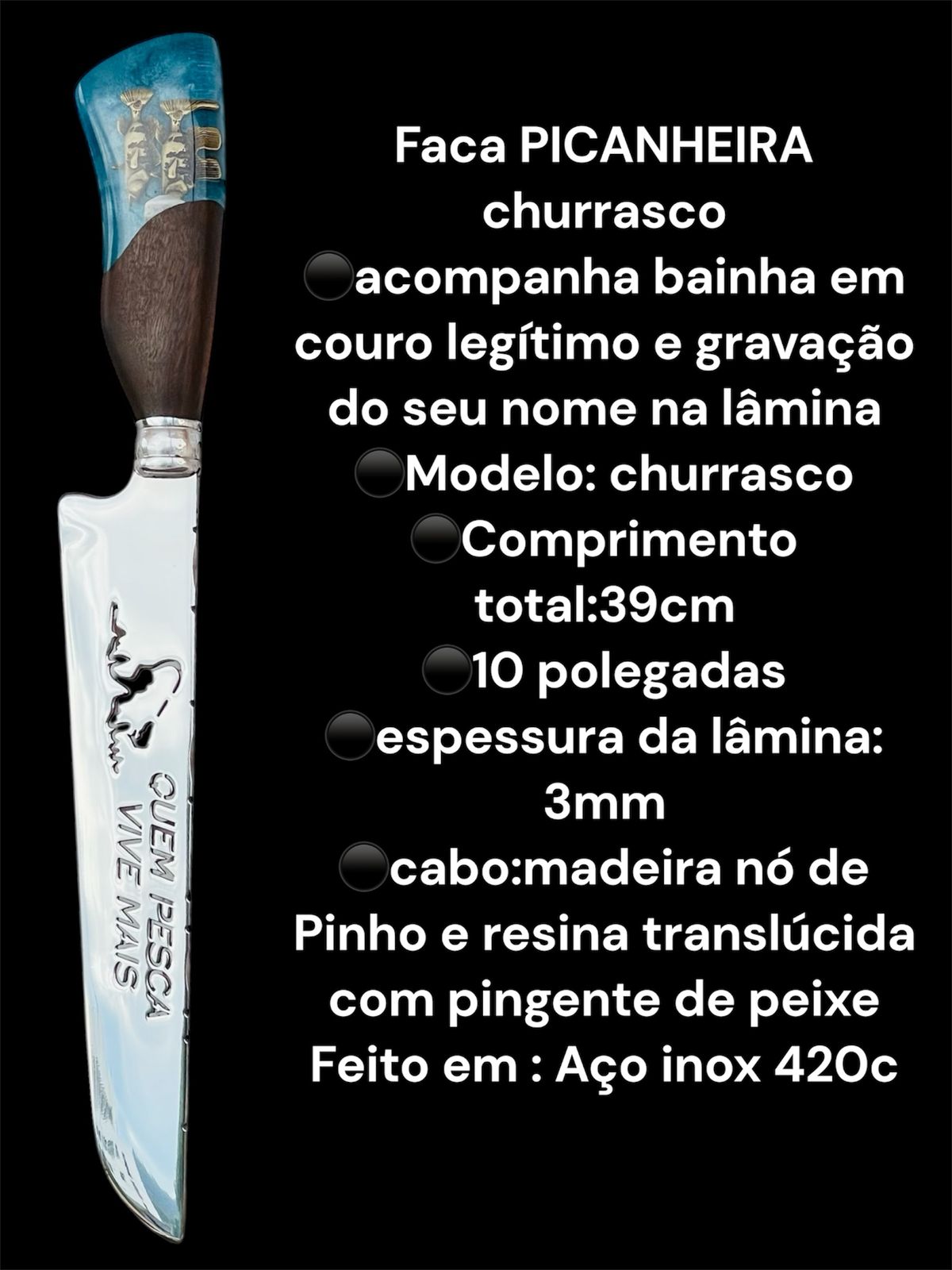 Faca Picanheira Churrasco