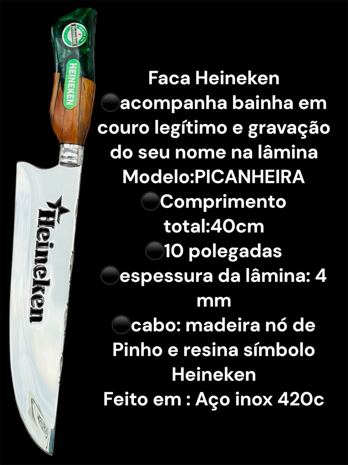 Faca Heineken