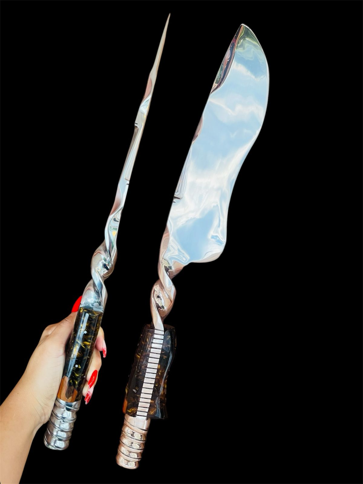 Faca KUKRI artesanal