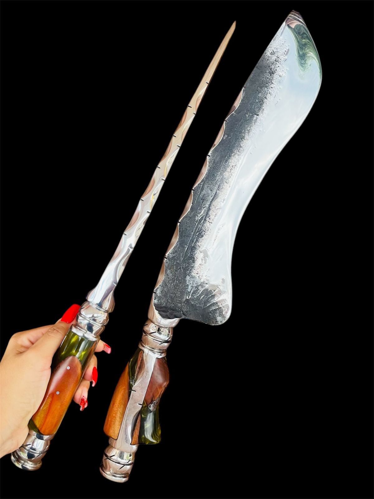 Faca KUKRI artesanal
