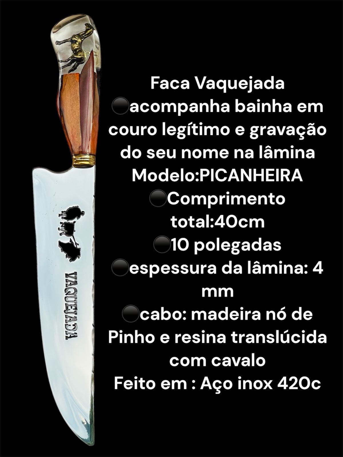 Faca Vaquejada