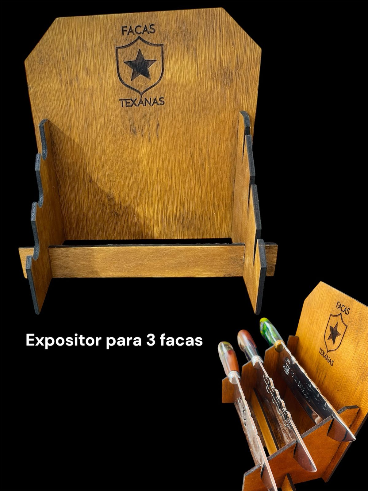 Expositor para 3 Facas