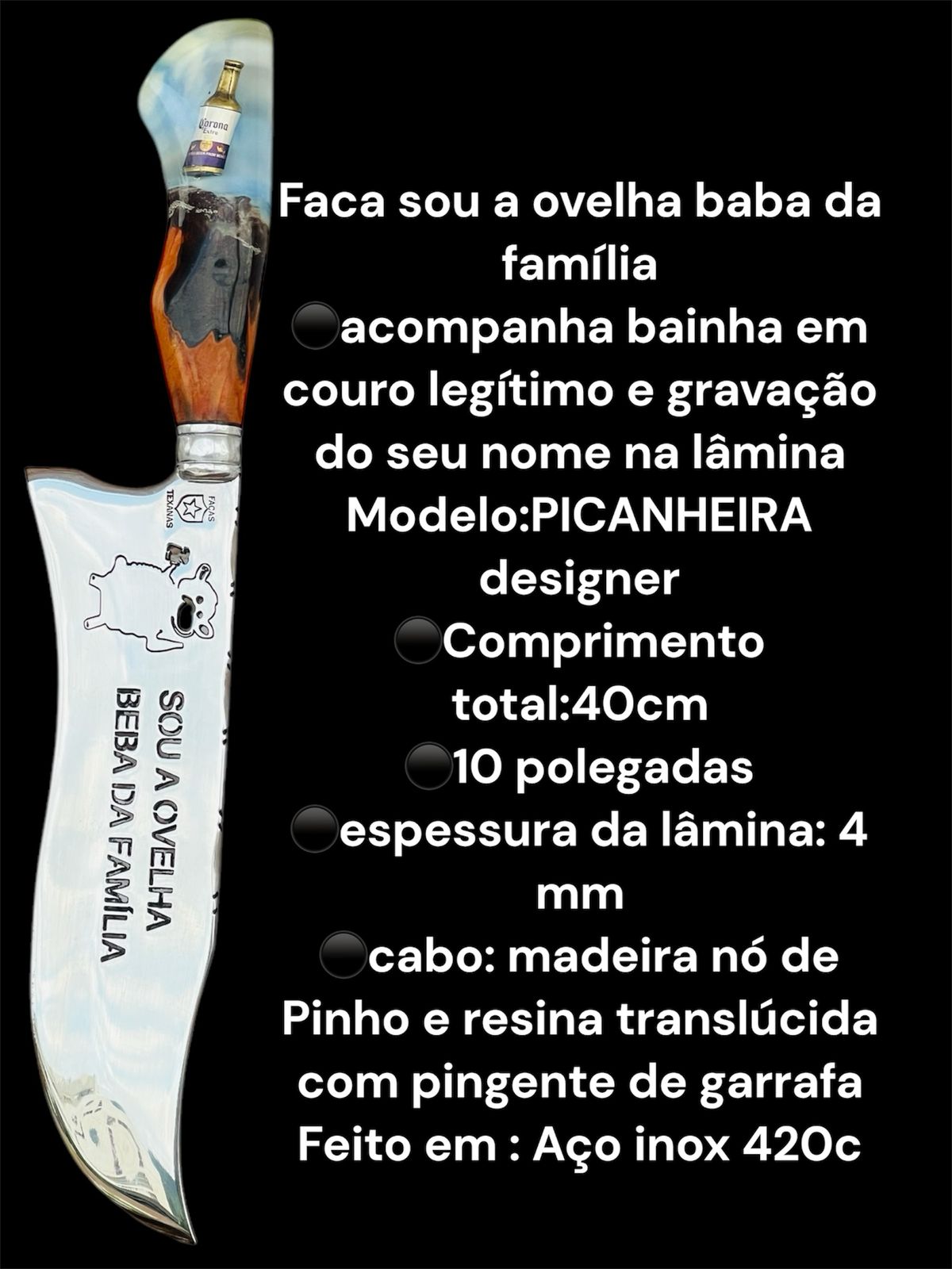 Faca Ovelha Baba