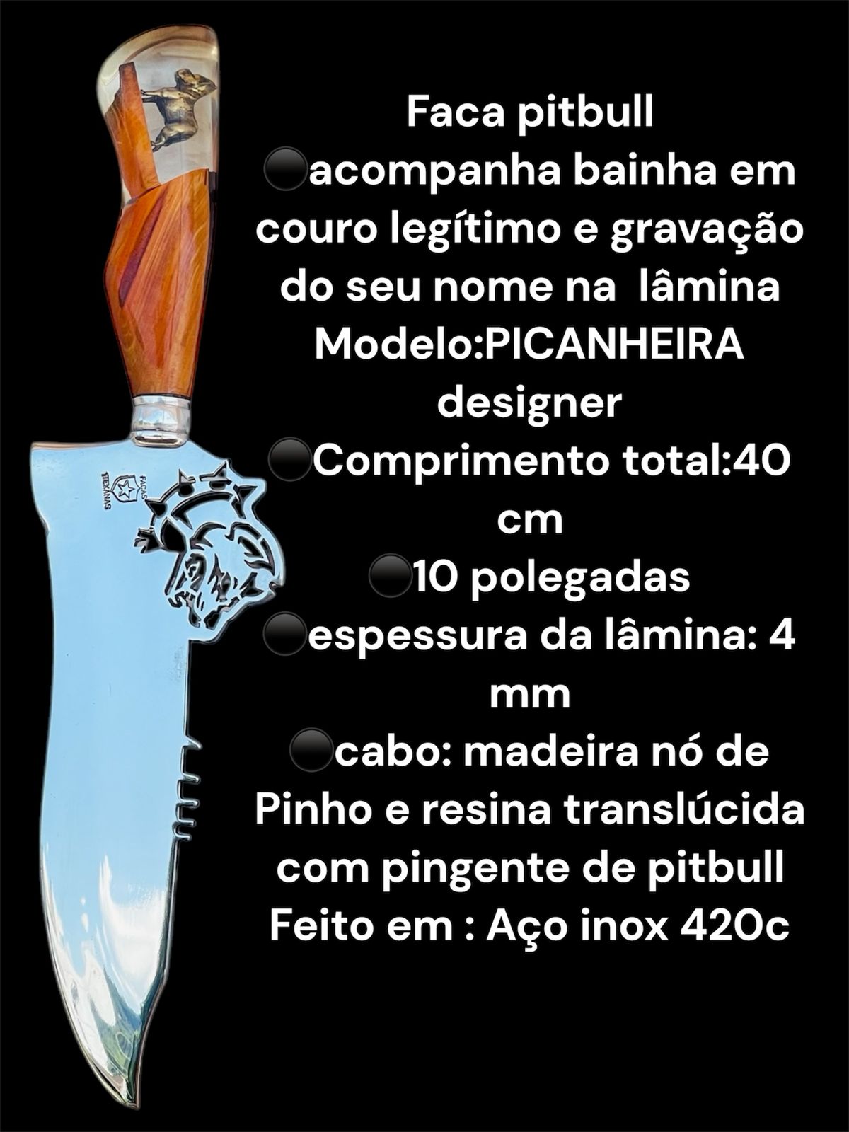 Faca Pitbull